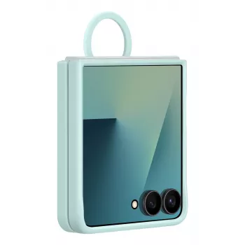 Samsung Ring Case (Silikona) Galaxy Z Flip7, Vāciņš, Samsung, Galaxy Z Flip7, 17,5 cm (6,9 collas), Mētru krāsa