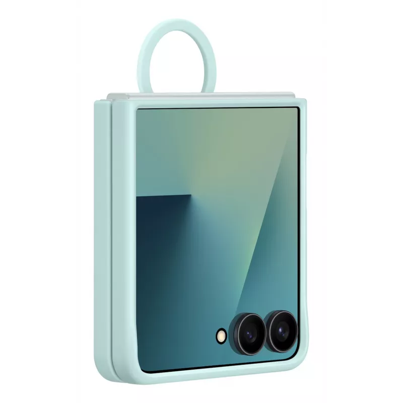 Samsung Ring Case (Silikona) Galaxy Z Flip7, Vāciņš, Samsung, Galaxy Z Flip7, 17,5 cm (6,9 collas), Mētru krāsa