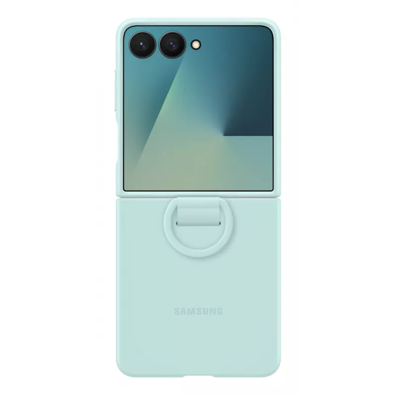 Samsung Ring Case (Silikona) Galaxy Z Flip7, Vāciņš, Samsung, Galaxy Z Flip7, 17,5 cm (6,9 collas), Mētru krāsa