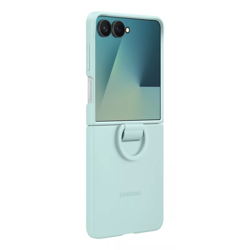 Samsung Ring Case (Silikona) Galaxy Z Flip7, Vāciņš, Samsung, Galaxy Z Flip7, 17,5 cm (6,9 collas), Mētru krāsa