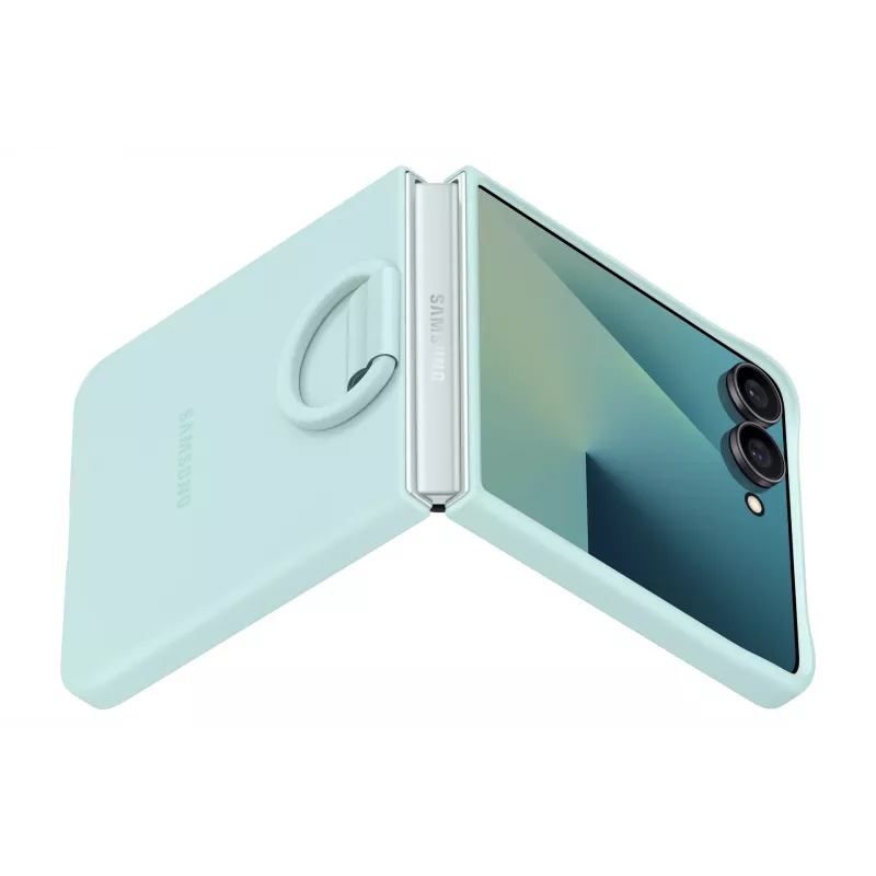 Samsung Ring Case (Silikona) Galaxy Z Flip7, Vāciņš, Samsung, Galaxy Z Flip7, 17,5 cm (6,9 collas), Mētru krāsa