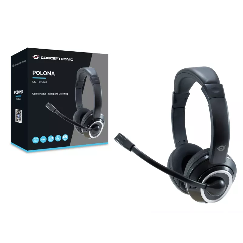 Headset Conceptronic POLONA USB Headset