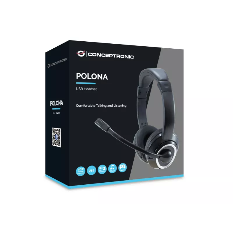 Headset Conceptronic POLONA USB Headset