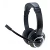 Conceptronic POLONA02B austiņas/headset ar vadu, galvas siksnas, paredzēts spēlēm, melns