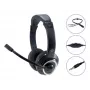 Conceptronic POLONA02BA austiņas/headset ar vadu, galvas stīpa, spēlēm, melns