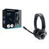 Conceptronic POLONA02BA austiņas/headset ar vadu, galvas stīpa, spēlēm, melns