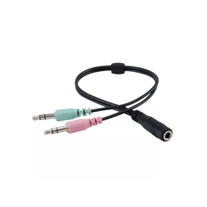 Conceptronic POLONA02BA austiņas/headset ar vadu, galvas stīpa, spēlēm, melns