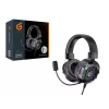 Conceptronic ATHAN Stereo Sound Gaming Headset, vadu, 20–20000 Hz, spēlēm, 477 g, austiņas, melnas