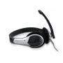 Conceptronic Allround Stereo austiņas, vadu, 20–22000 Hz, birojam/zvanu centram, 111 g, austiņas, melnas, sudrabotas