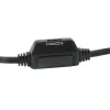 Conceptronic Allround Stereo austiņas, vadu, 20–22000 Hz, birojam/zvanu centram, 111 g, austiņas, melnas, sudrabotas