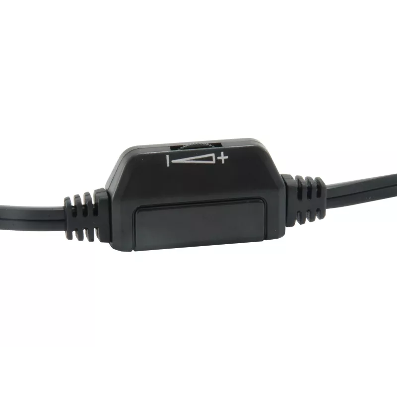 Conceptronic Allround Stereo austiņas, vadu, 20–22000 Hz, birojam/zvanu centram, 111 g, austiņas, melnas, sudrabotas