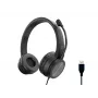 Conceptronic POLONA05B stereo USB austiņas ar trokšņu slāpēšanas mikrofonu