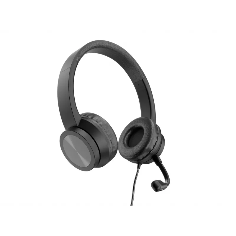 Conceptronic POLONA05B stereo USB austiņas ar trokšņu slāpēšanas mikrofonu