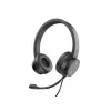 Conceptronic POLONA05B stereo USB austiņas ar trokšņu slāpēšanas mikrofonu