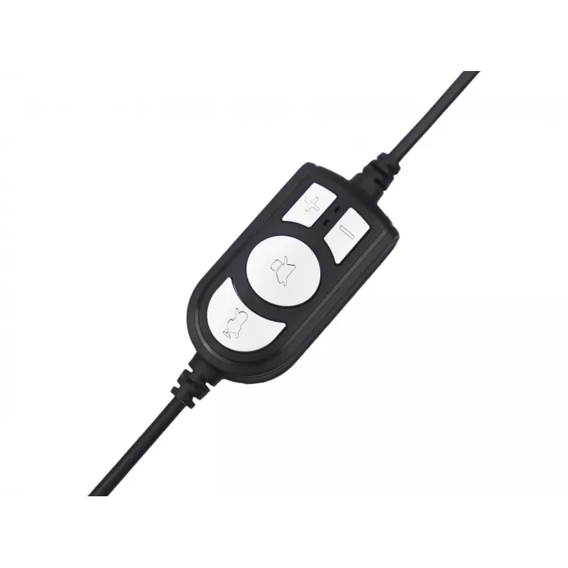 Conceptronic POLONA05B stereo USB austiņas ar trokšņu slāpēšanas mikrofonu