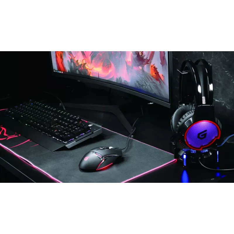 Conceptronic DJEBBEL 8, spēļu USB pele, 8 programmējamas pogas, 4000 DPI
