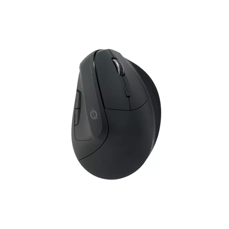 Conceptronic LORCAN ERGO 6 pogu ergonomiskā Bluetooth pele, labā roka, vertikāls dizains, optiska, Bluetooth, 1600 DPI, melna