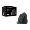 Conceptronic LORCAN ERGO 6 pogu ergonomiskā Bluetooth pele, labā roka, vertikāls dizains, optiska, Bluetooth, 1600 DPI, melna