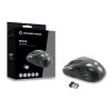 Conceptronic CLLM5BTRVWL 6 pogu bezvadu ceļojumu pele, labroku, optiskā, RF bezvadu, 1600 DPI, melna