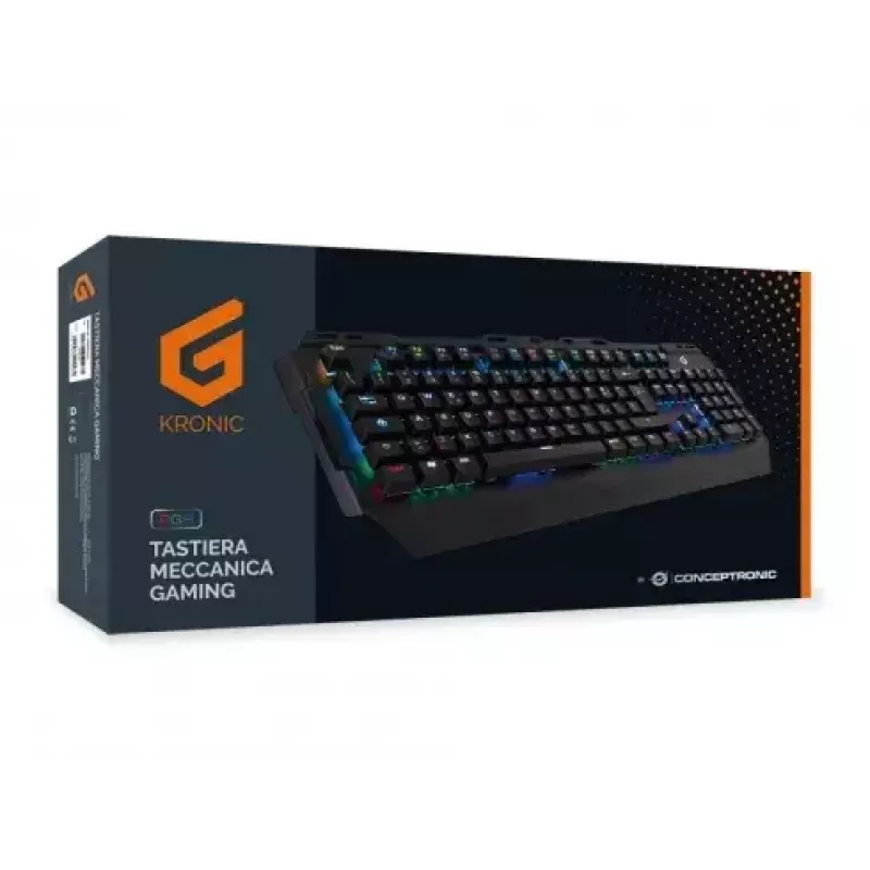 Conceptronic KRONIC mehāniskā spēļu tastatūra, RGB, itāļu izkārtojums