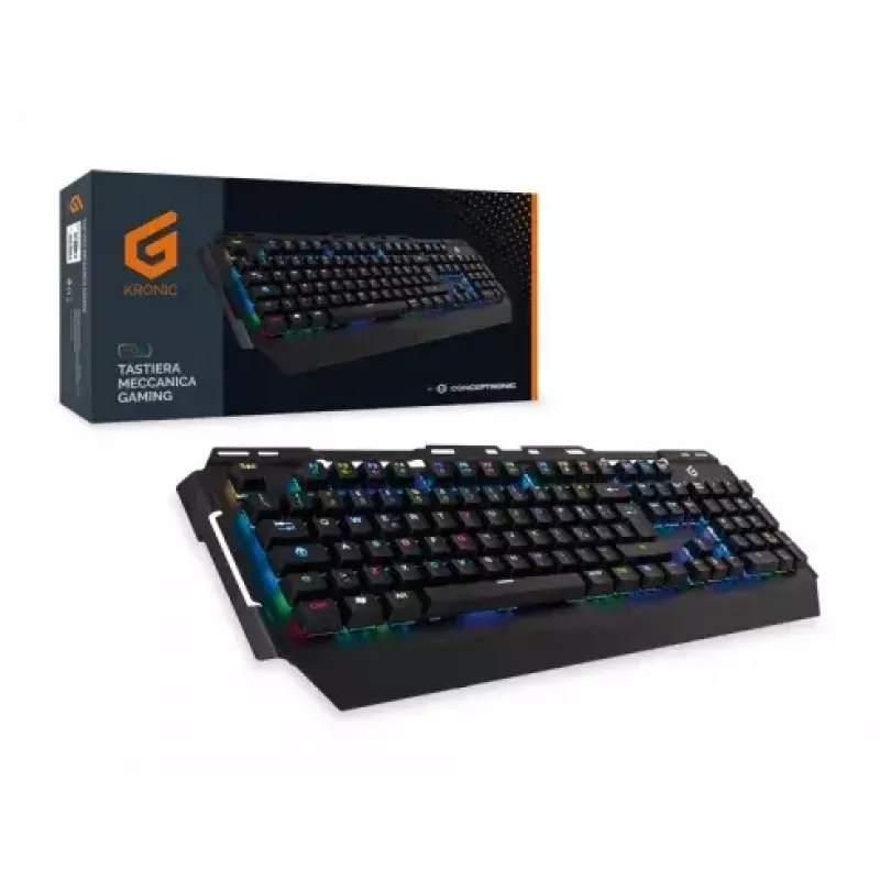 Conceptronic KRONIC mehāniskā spēļu tastatūra, RGB, itāļu izkārtojums