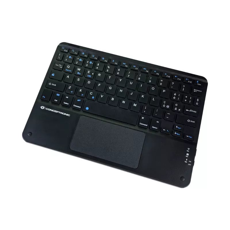 Conceptronic TOBIN01BIT 10 collu Bluetooth skārienpaliktņa tastatūra, QWERTY itāļu
