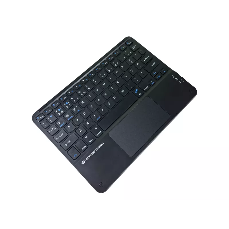Conceptronic TOBIN01BPT 10 collu Bluetooth skārienpaliktņa tastatūra, QWERTY portugāļu