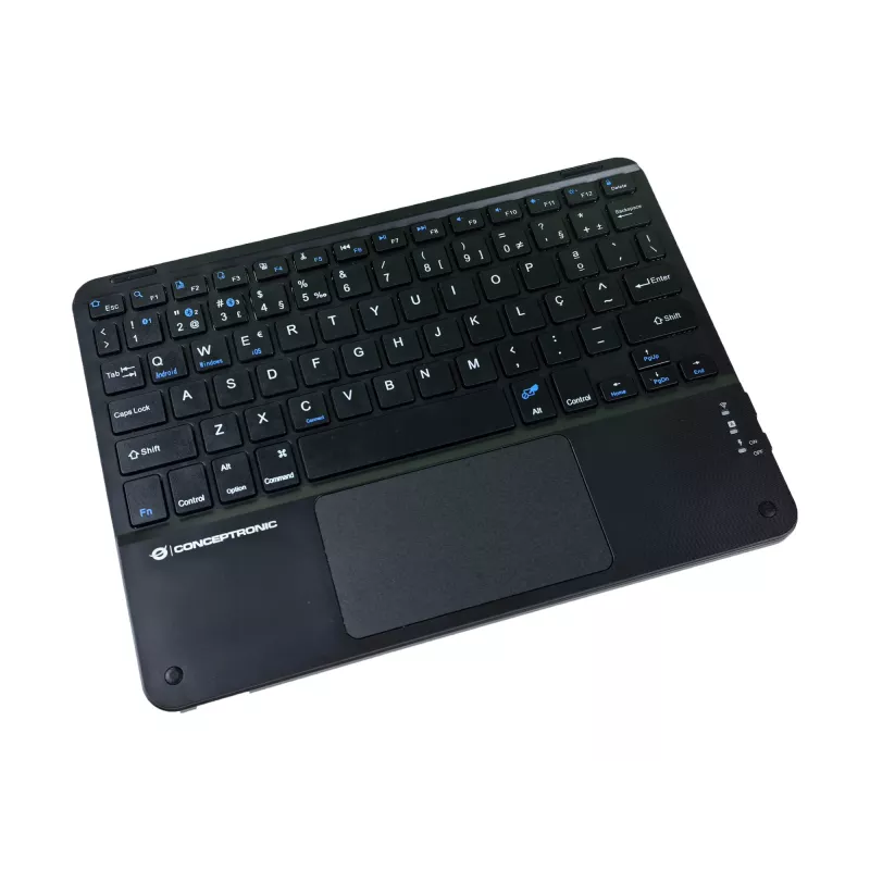 Conceptronic TOBIN01BPT 10 collu Bluetooth skārienpaliktņa tastatūra, QWERTY portugāļu