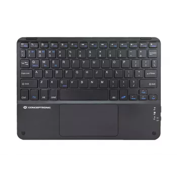 Conceptronic TOBIN01BUS 10 collu Bluetooth skārienpaliktņa tastatūra, QWERTY EN (ASV)