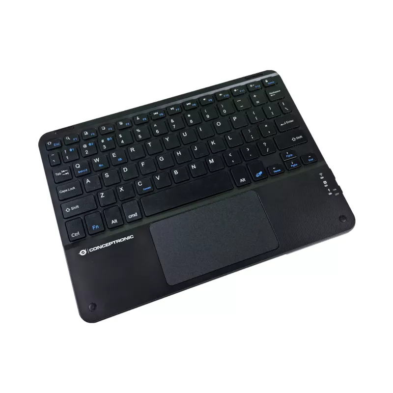 Conceptronic TOBIN01BUS 10 collu Bluetooth skārienpaliktņa tastatūra, QWERTY EN (ASV)