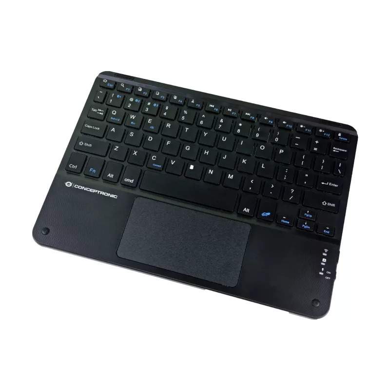 Conceptronic TOBIN01BUS 10 collu Bluetooth skārienpaliktņa tastatūra, QWERTY EN (ASV)