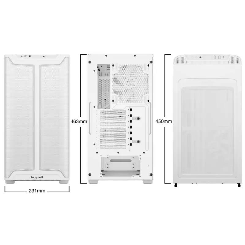 be quiet Pure Base 501 DX balta Midi Tower