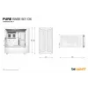 be quiet Pure Base 501 DX balta Midi Tower
