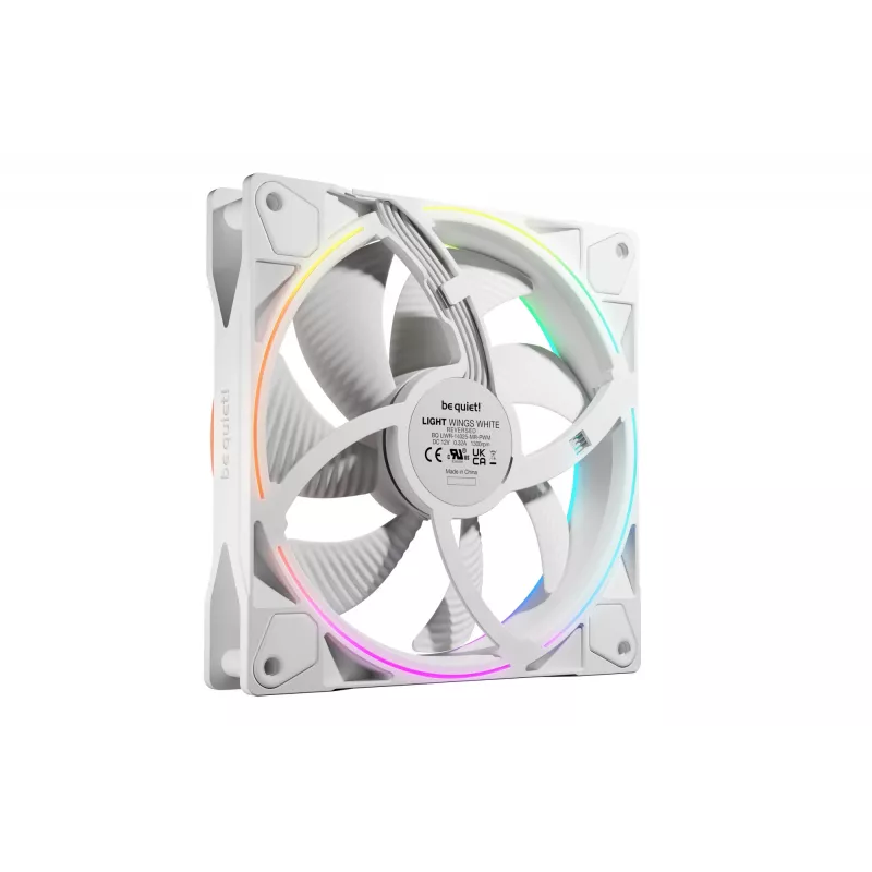be quiet Light Wings 140 mm PWM Reverse balta datora korpusa ventilators 14 cm 1 gab.