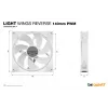 be quiet Light Wings 140 mm PWM Reverse balta datora korpusa ventilators 14 cm 1 gab.