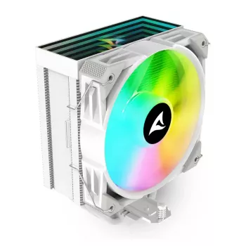 Gaisa dzesētājs Sharkoon A40 RGB 12 cm balts 500-1800 RPM 121.55 m³/h