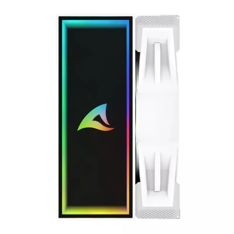 Gaisa dzesētājs Sharkoon A40 RGB 12 cm balts 500-1800 RPM 121.55 m³/h