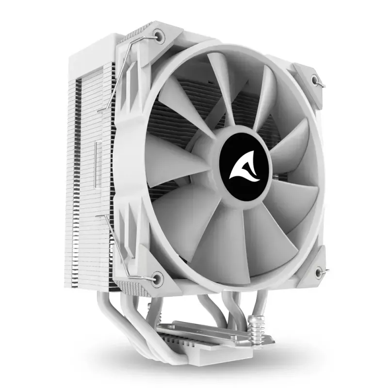 Gaisa dzesētājs Sharkoon A40 RGB 12 cm balts 500-1800 RPM 121.55 m³/h