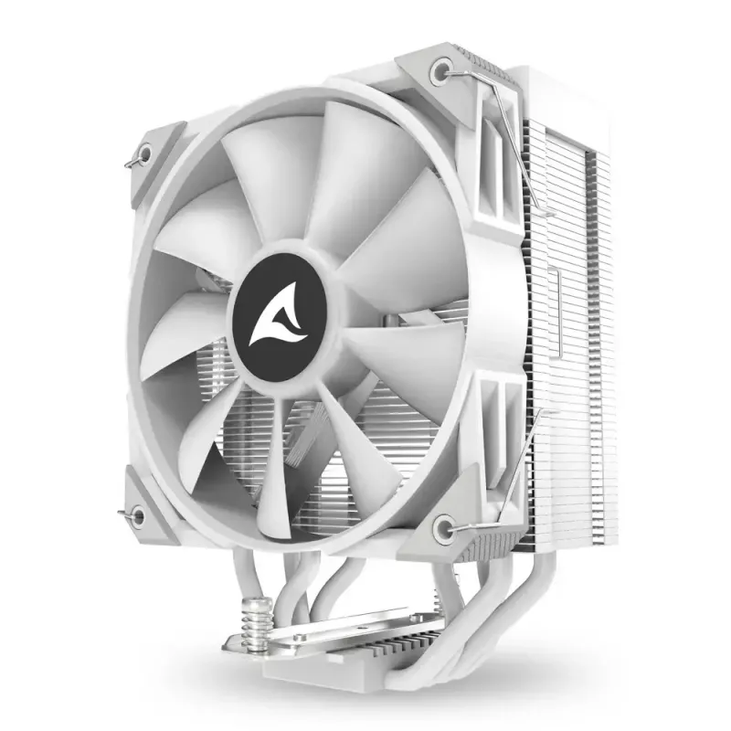 Gaisa dzesētājs Sharkoon A40 RGB 12 cm balts 500-1800 RPM 121.55 m³/h