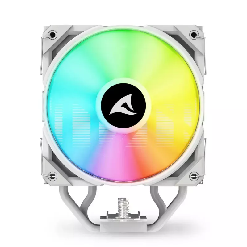 Gaisa dzesētājs Sharkoon A40 RGB 12 cm balts 500-1800 RPM 121.55 m³/h