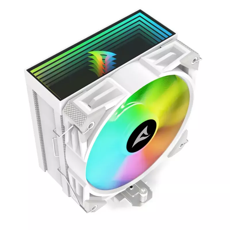 Gaisa dzesētājs Sharkoon A40 RGB 12 cm balts 500-1800 RPM 121.55 m³/h