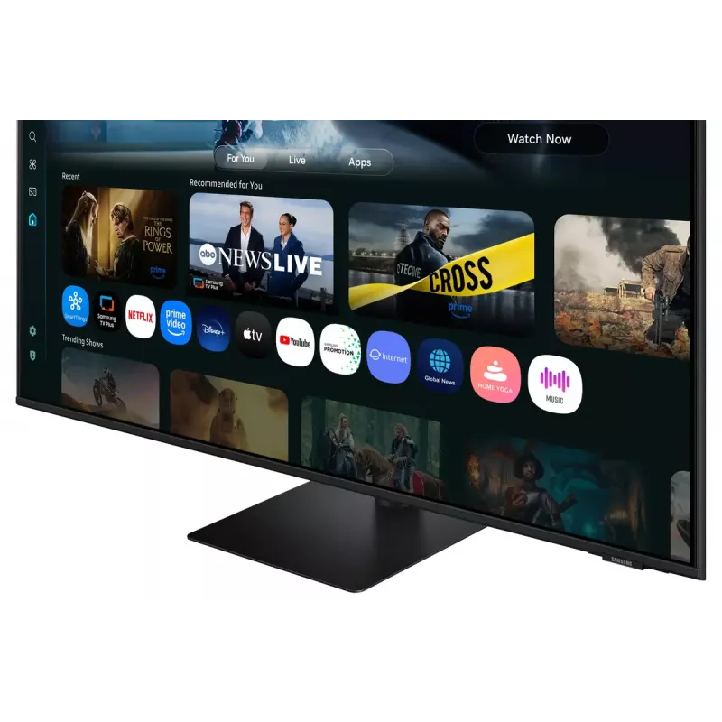 Samsung M7 M70F datora monitors 109,2 cm (43 colli) 3840 x 2160 pikseļi 4K Ultra HD LCD Melns