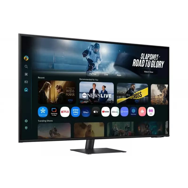Samsung M7 M70F datora monitors 109,2 cm (43 colli) 3840 x 2160 pikseļi 4K Ultra HD LCD Melns