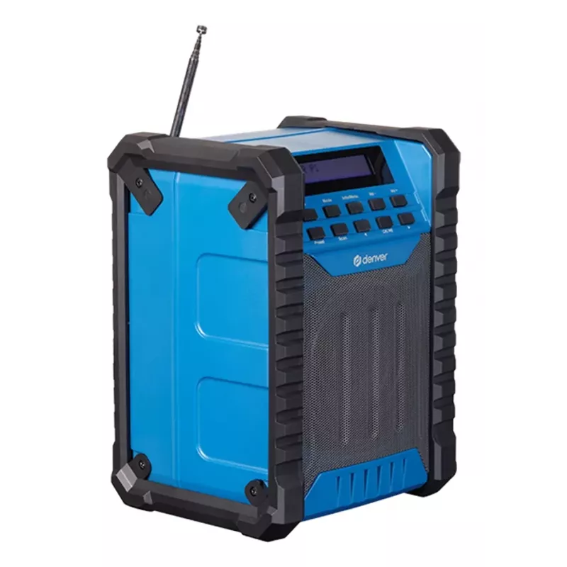DENVER ELECTRONICS Wrd-60 Worksite Dab+ Radio With Bluetooth And Flood Light Function