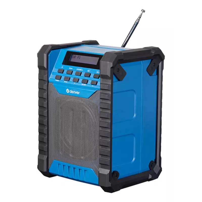 DENVER ELECTRONICS Wrd-60 Worksite Dab+ Radio With Bluetooth And Flood Light Function