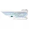Grafiskās kartes turētājs ASUS ROG Herculx Universal balta — 0,5 m garums, atbalsta 1 GPU, daudzkrāsu apgaismojums