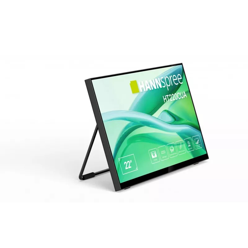 Hannspree HT220CUA datora monitors 54,5 cm (21,4 collas) 1920 x 1080 pikseļi Full HD LED skārienekrāns Melns