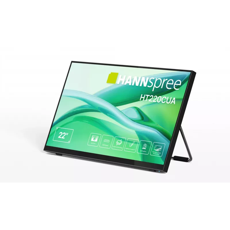 Hannspree HT220CUA datora monitors 54,5 cm (21,4 collas) 1920 x 1080 pikseļi Full HD LED skārienekrāns Melns