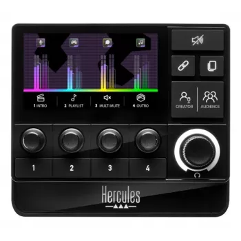 Hercules Stream 200 XLR Melns 9 pogas