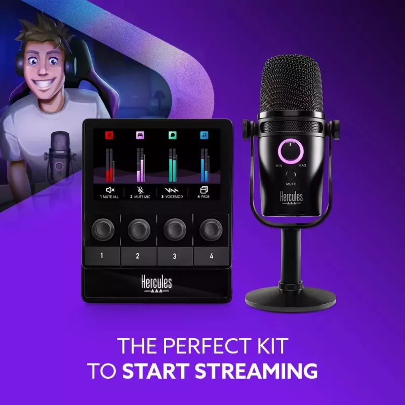 Hercules Stream Starter Kit multivide komplekts
